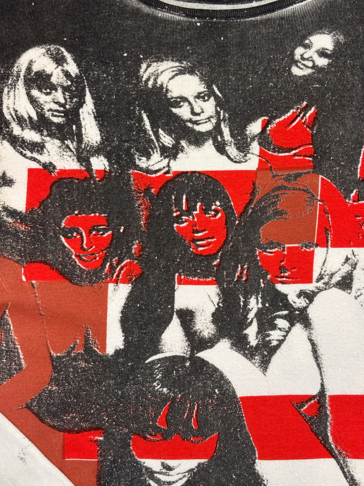 Red and Black Graphic T-Shirt