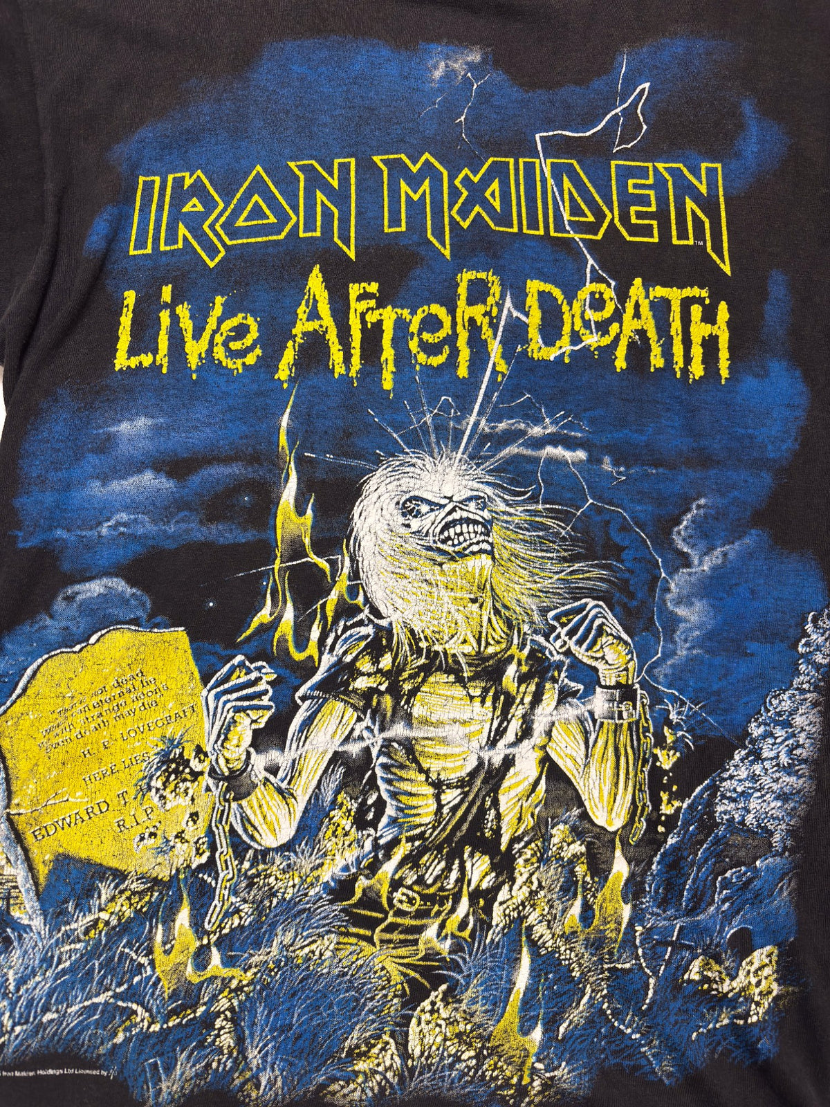 Iron Maiden Live After Death Vintage Band Tee