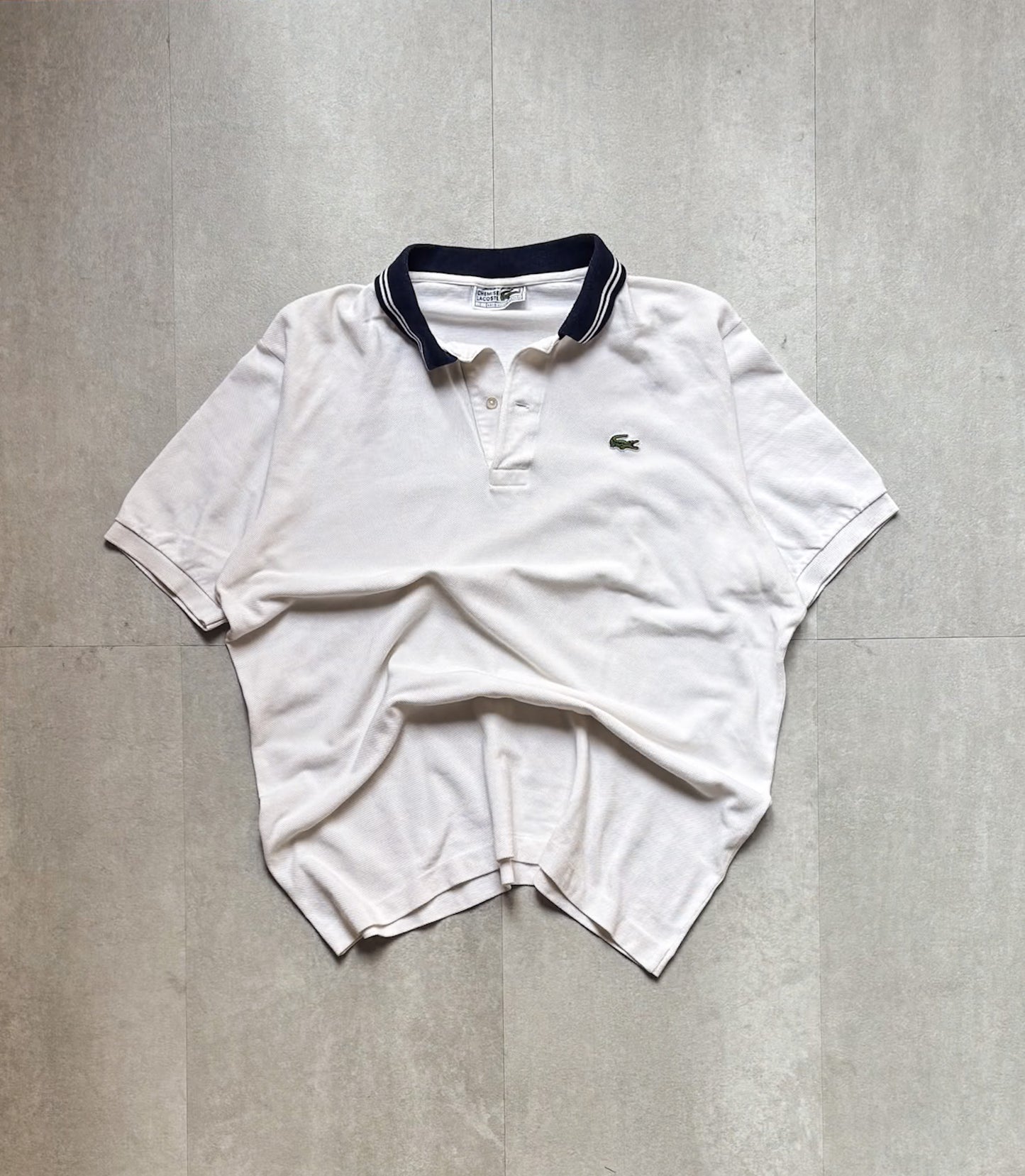 Lacoste – White Cotton Polo Shirt