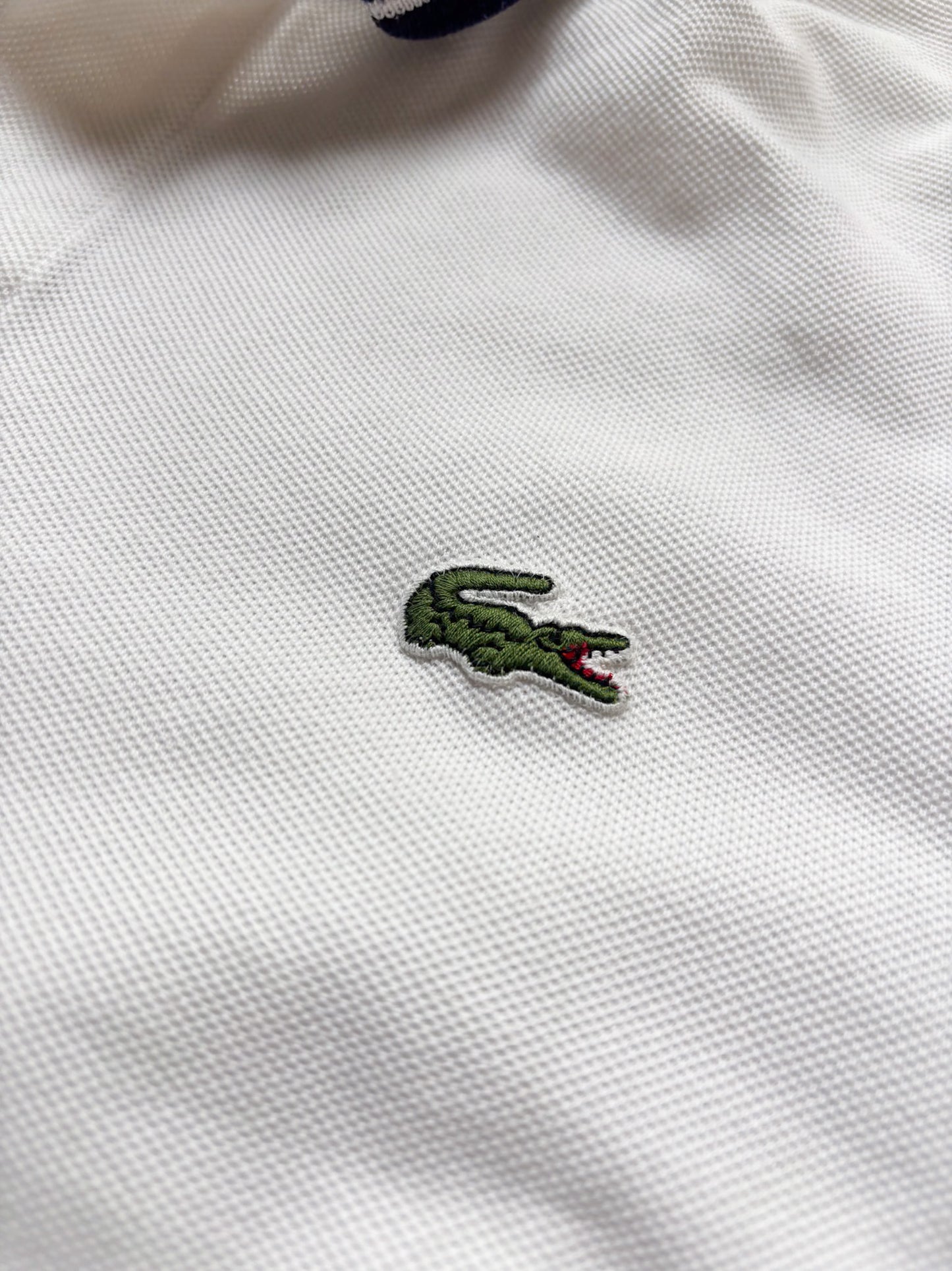 Lacoste – White Cotton Polo Shirt