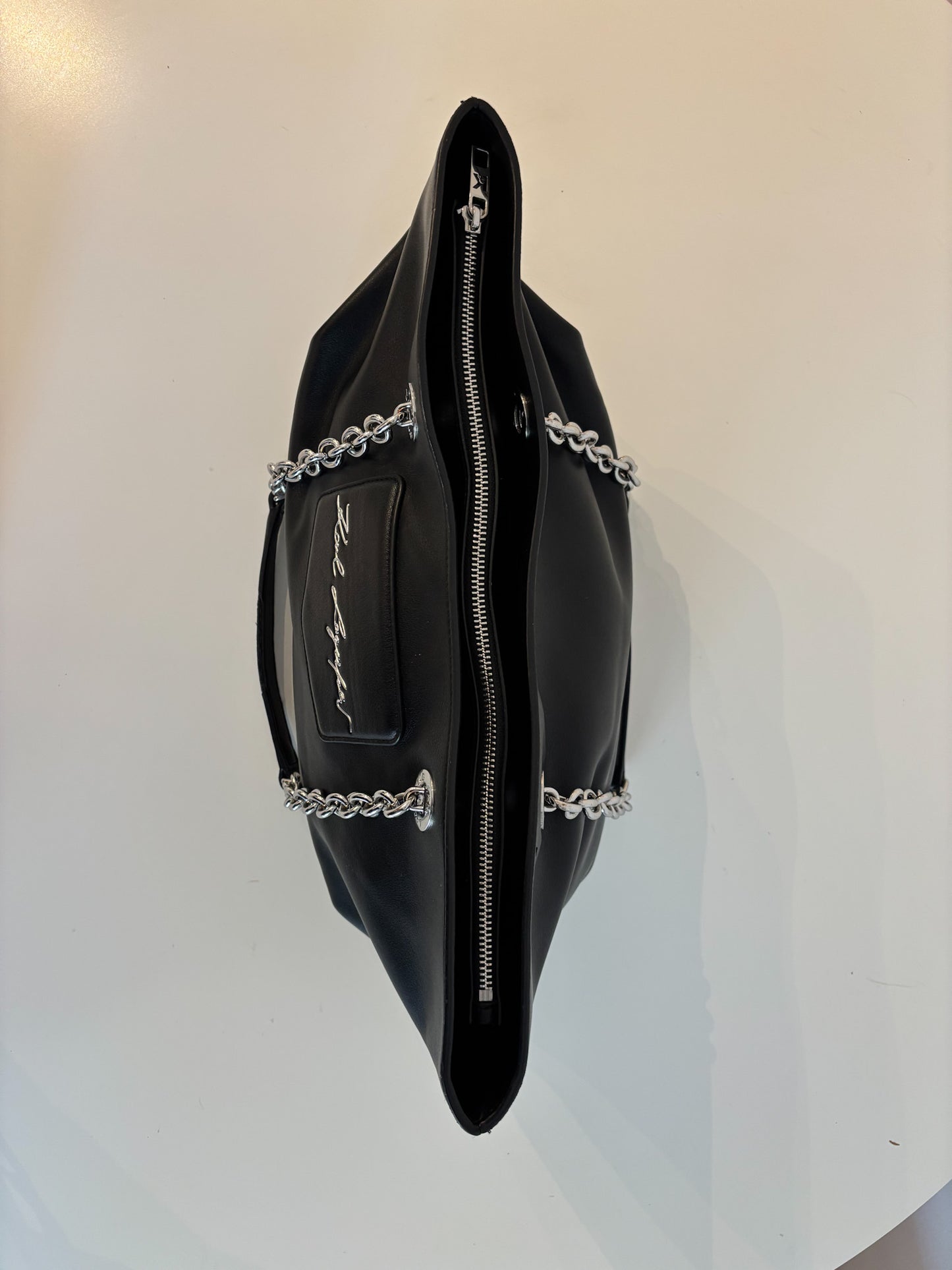 Karl Lagerfeld – Black Polyamide Tote Handbag