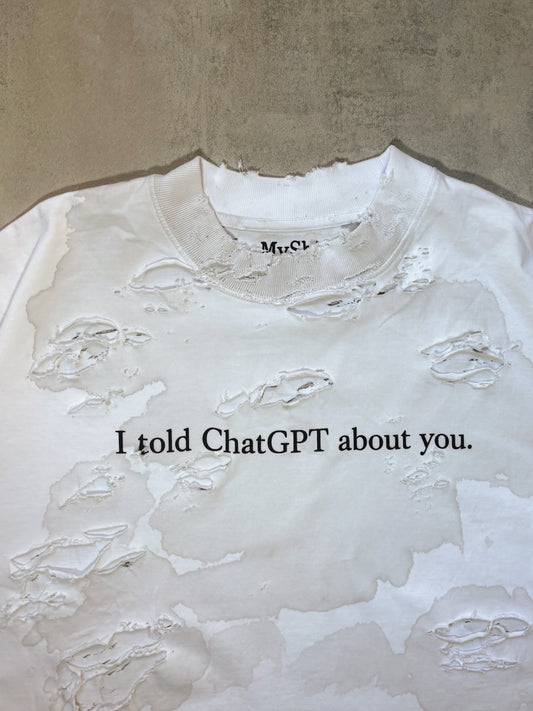 Boxy Fit Distressed T-Shirt – My Sht Studio