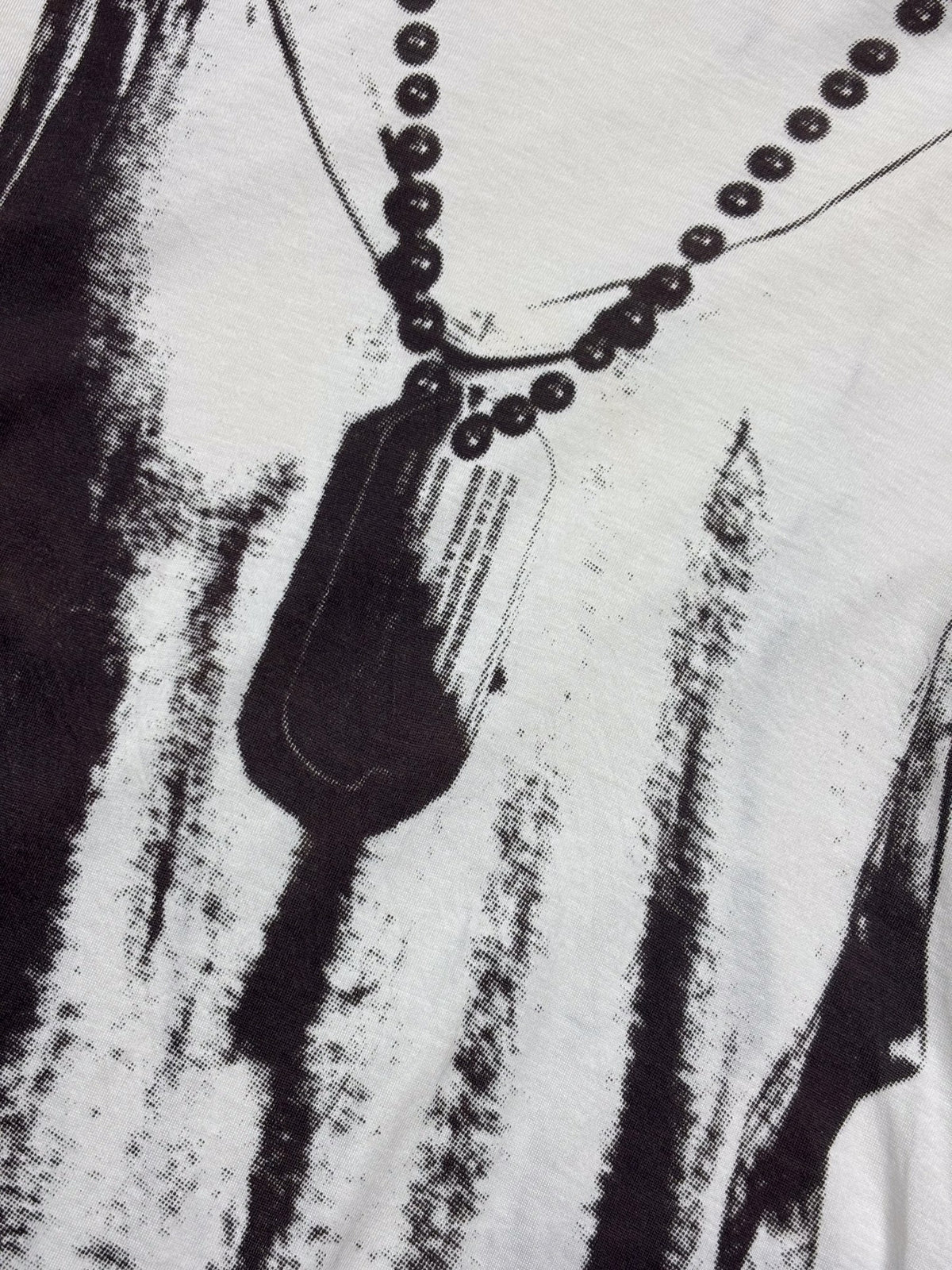 MM6 Maison Margiela Necklace Print Long-Sleeve Top, view 2