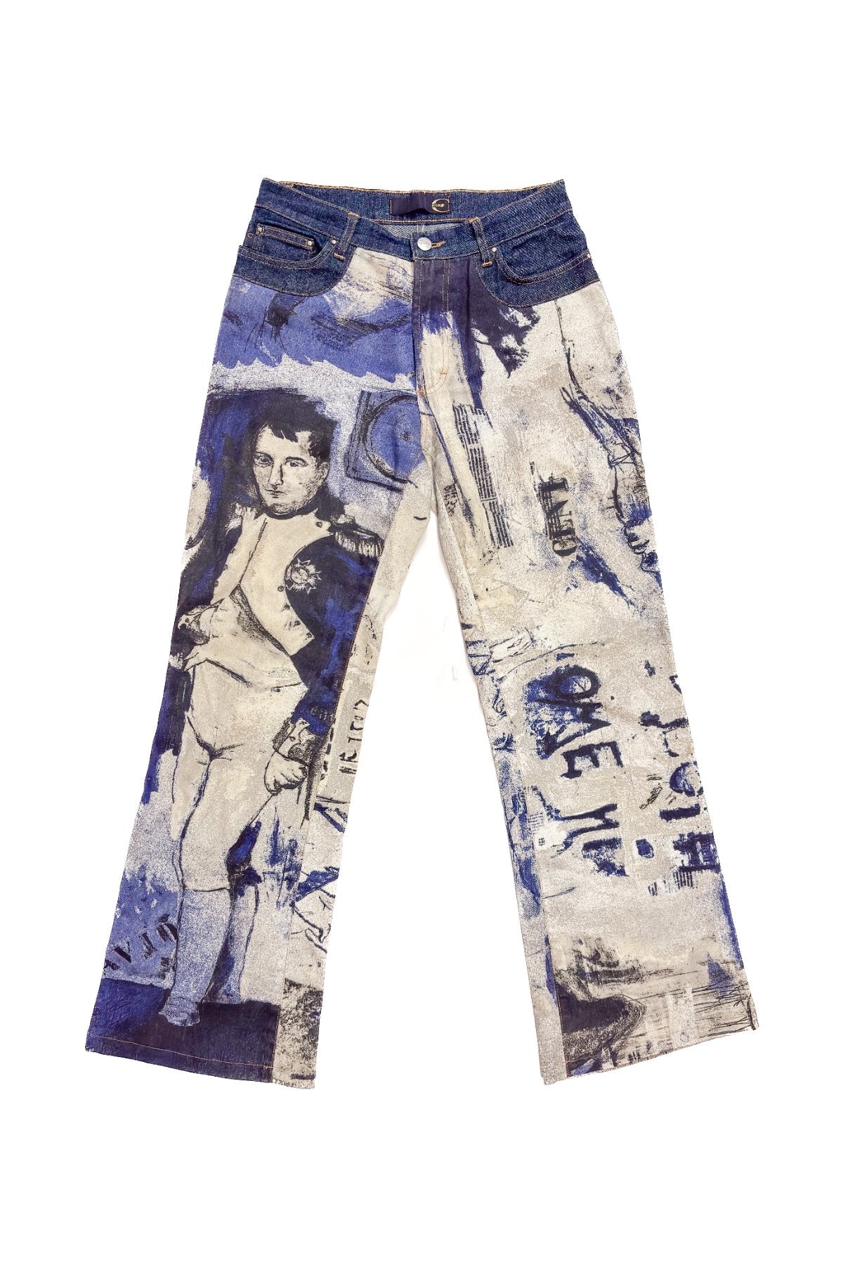 Just Cavalli Napoleon Print Denim Jeans