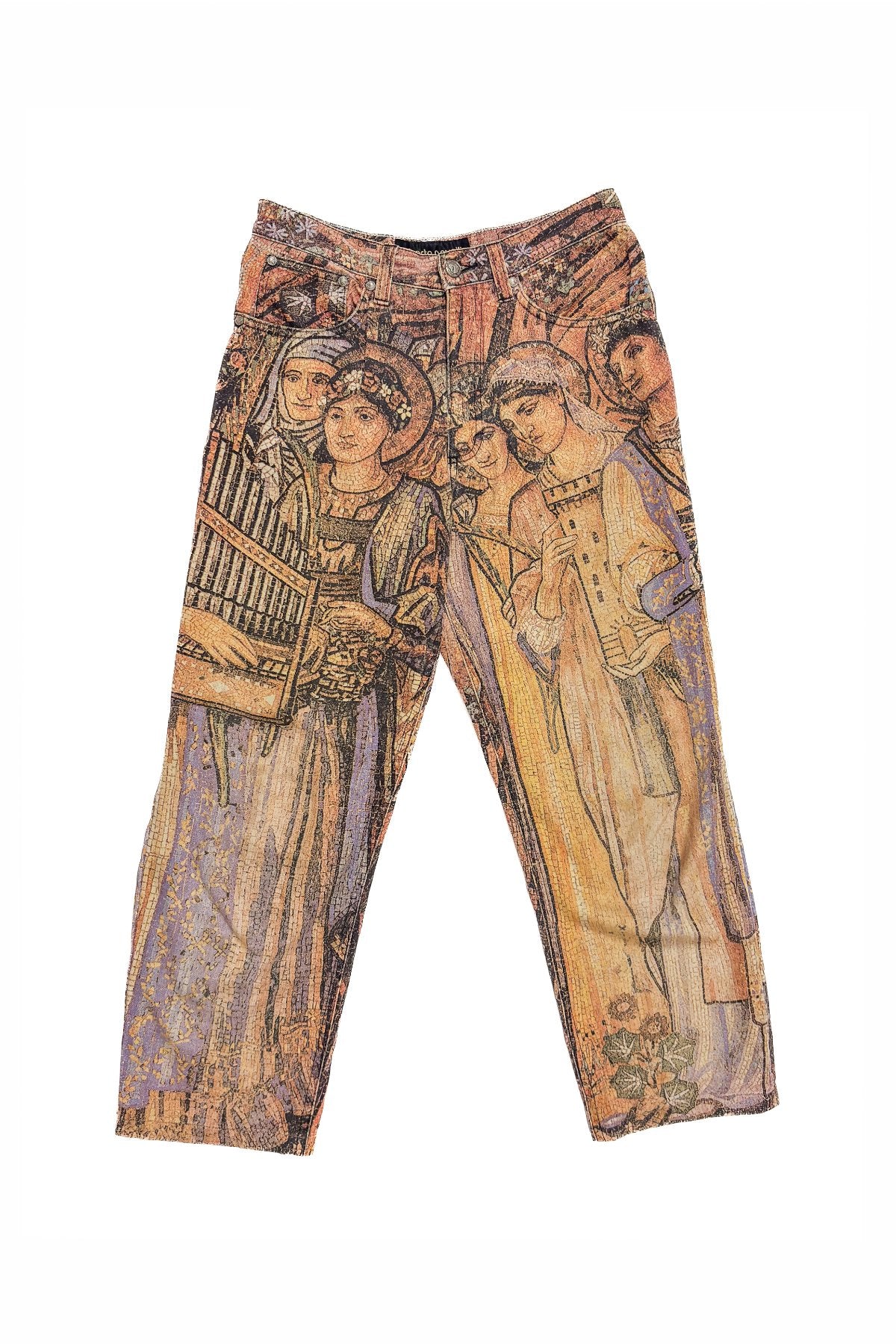 Roberto Cavalli Tapestry Print Trousers