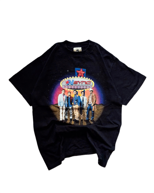 Vintage NSYNC PopOdyssey Tour 2001 T‑shirt – Winterland – Y2K Graphic Tee – Size M