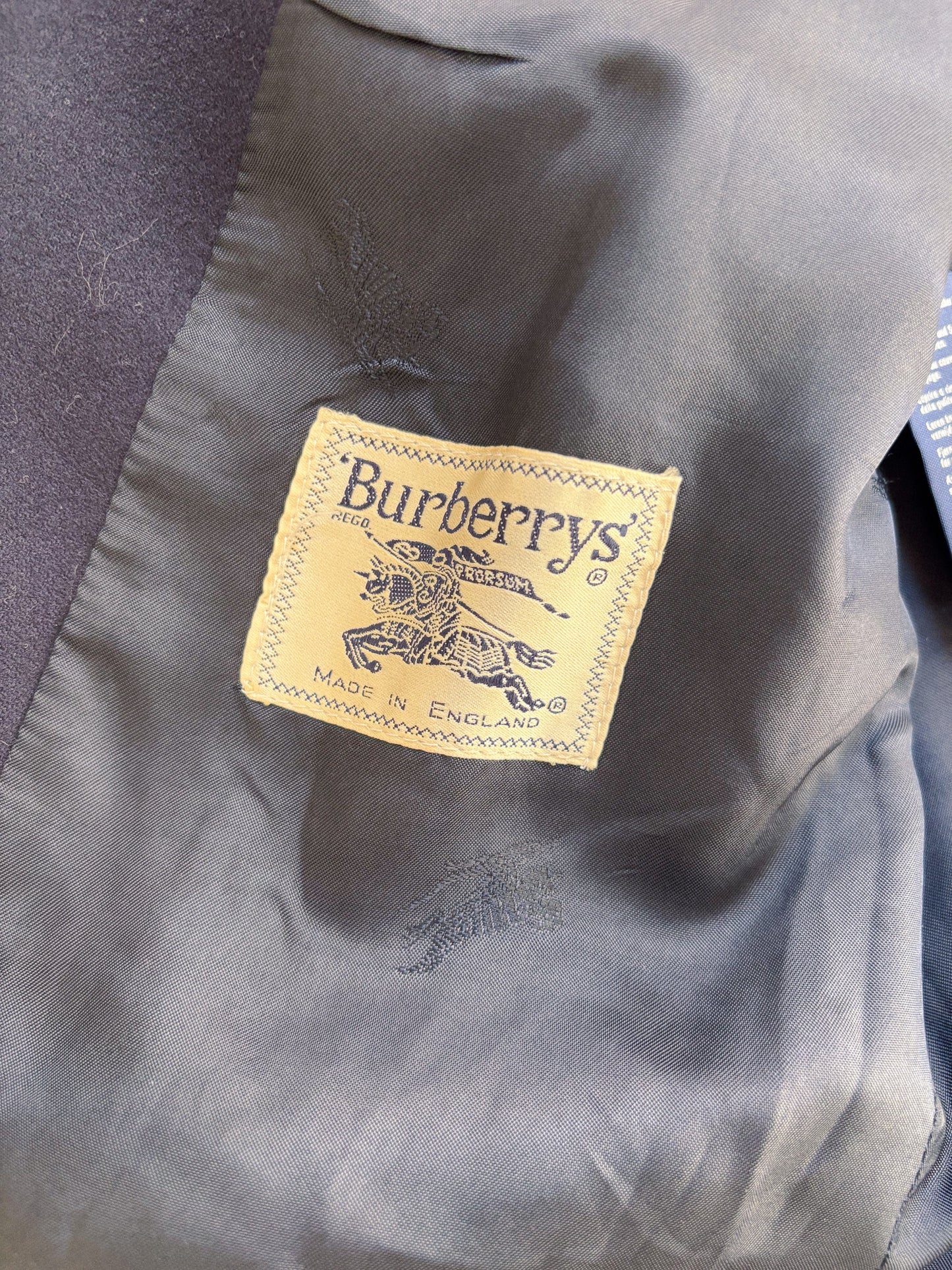 Burberry – Navy Wool Jacket