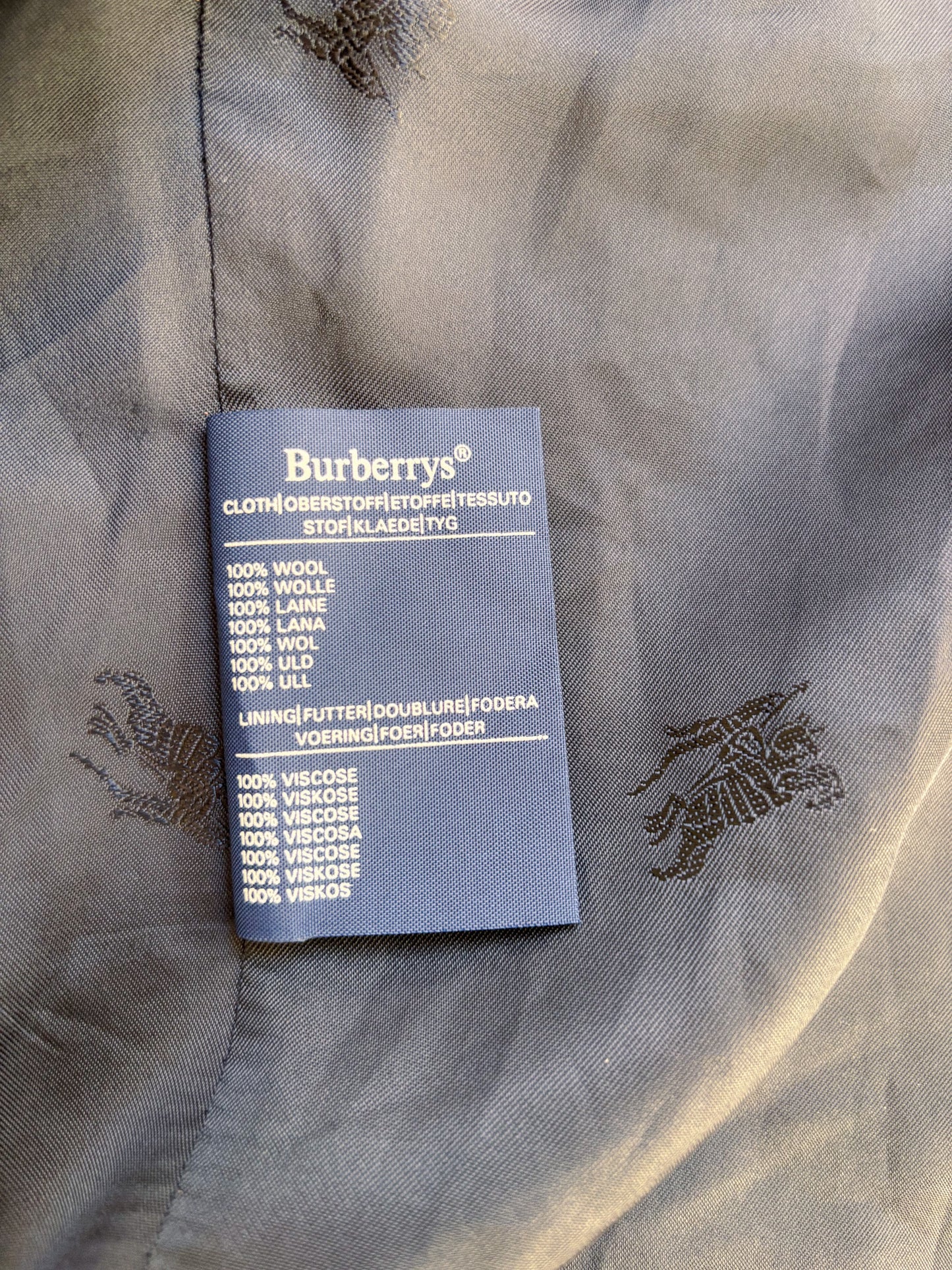 Burberry – Navy Wool Jacket