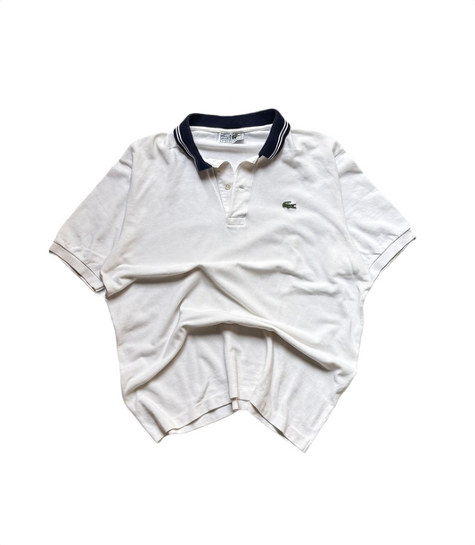 Lacoste – White Cotton Polo Shirt