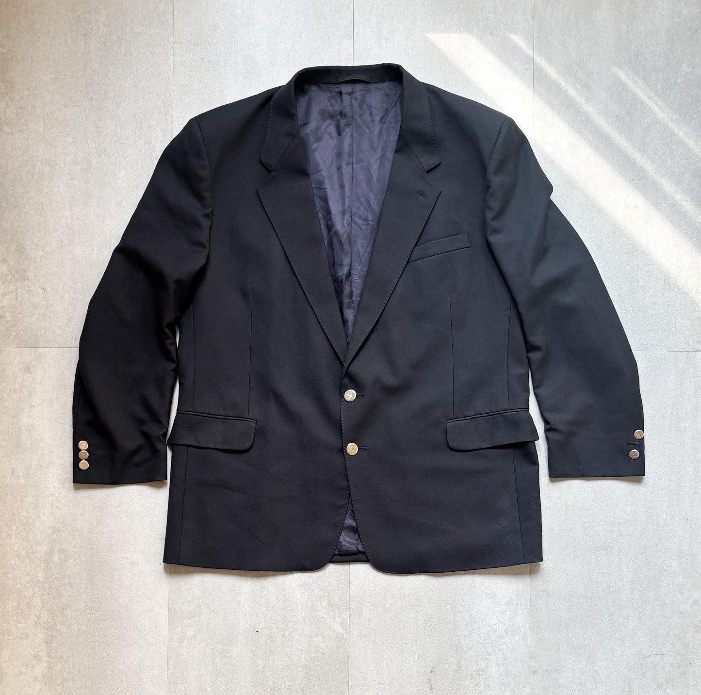 Yves Saint Laurent – Navy Wool Coat