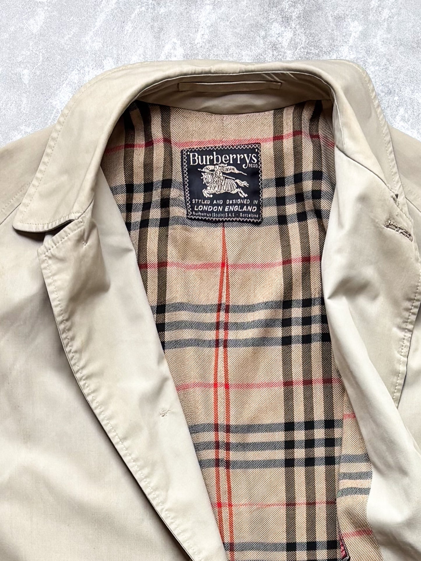 Burberrys gabardina vintage beige [Talla única]