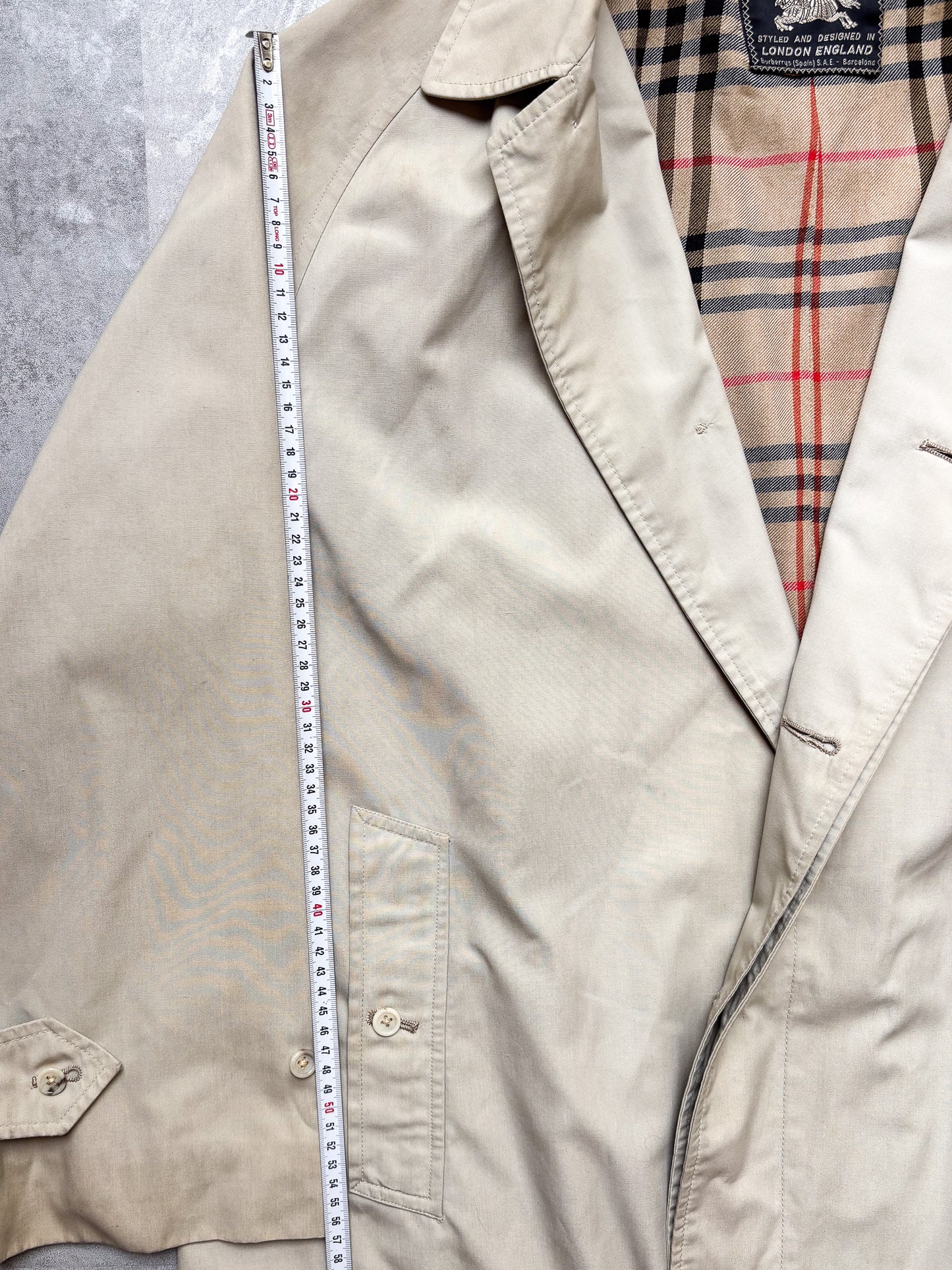 Burberrys gabardina vintage beige [Talla única]