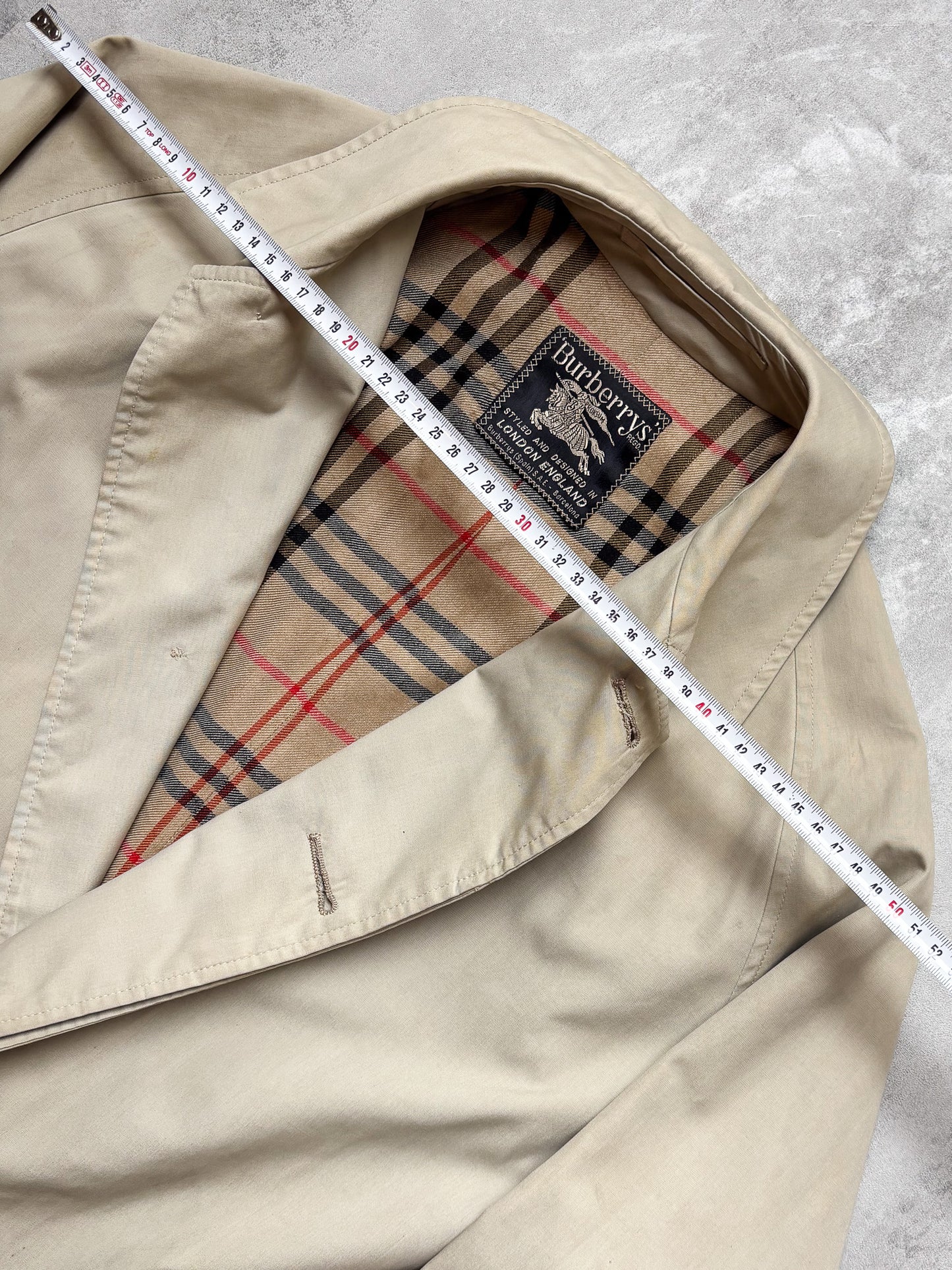 Burberrys gabardina vintage beige [Talla única]