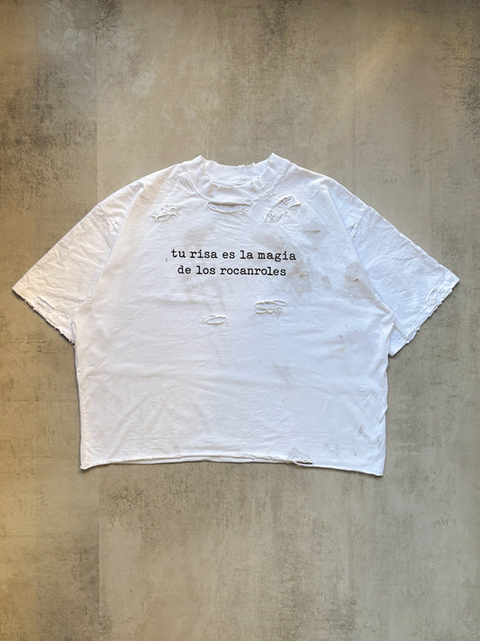 Boxy Fit Distressed T-Shirt – My Sht Studio
