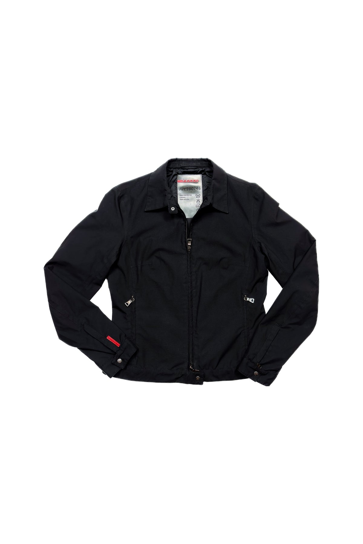 Prada Sport Black Nylon Gore-Tex Jacket