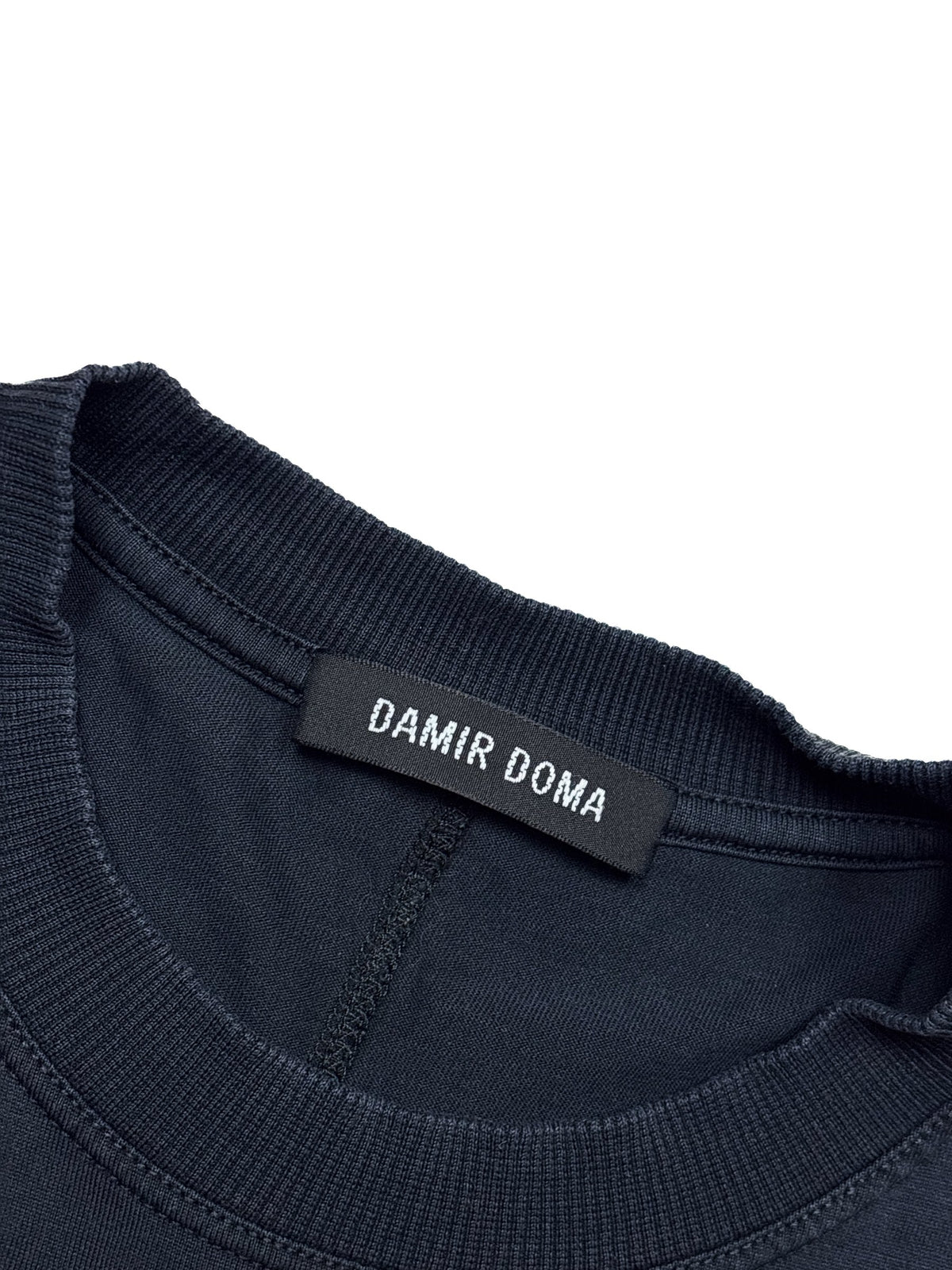 Damir Doma Black Hand Print T-Shirt, view 4