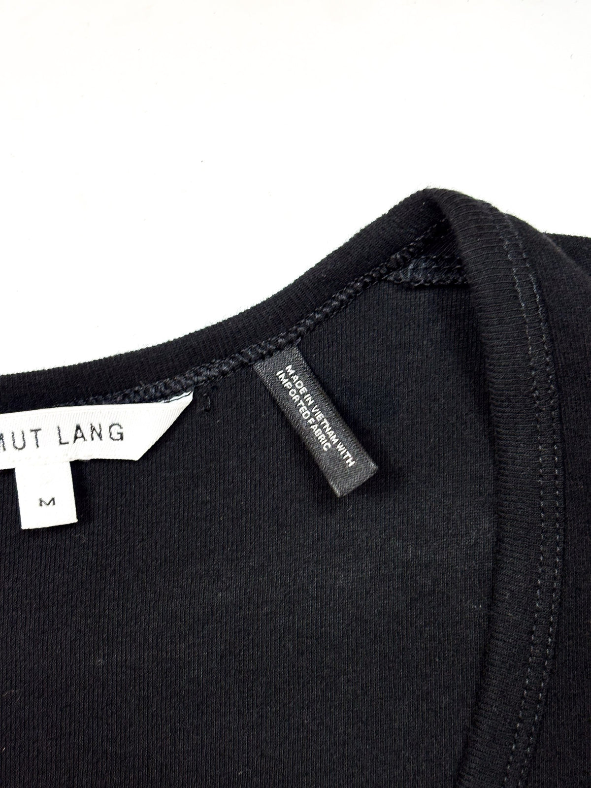 Helmut Lang Black Cut-Out Dress, view 3