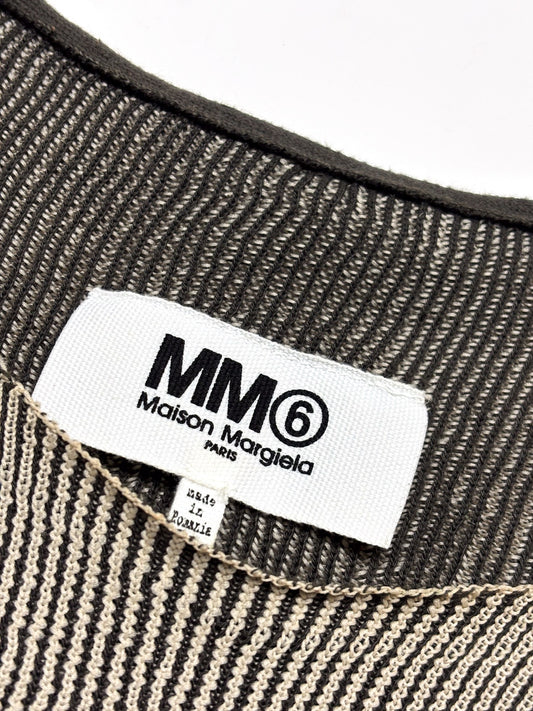 MM6 Maison Margiela Textured Short-Sleeve Top, view 2