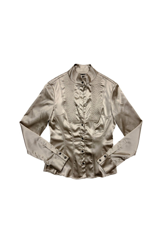Cavalli Satin Shirt Jacket