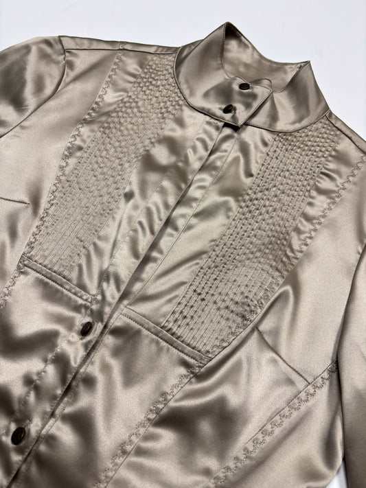 Cavalli Satin Shirt Jacket, view 2