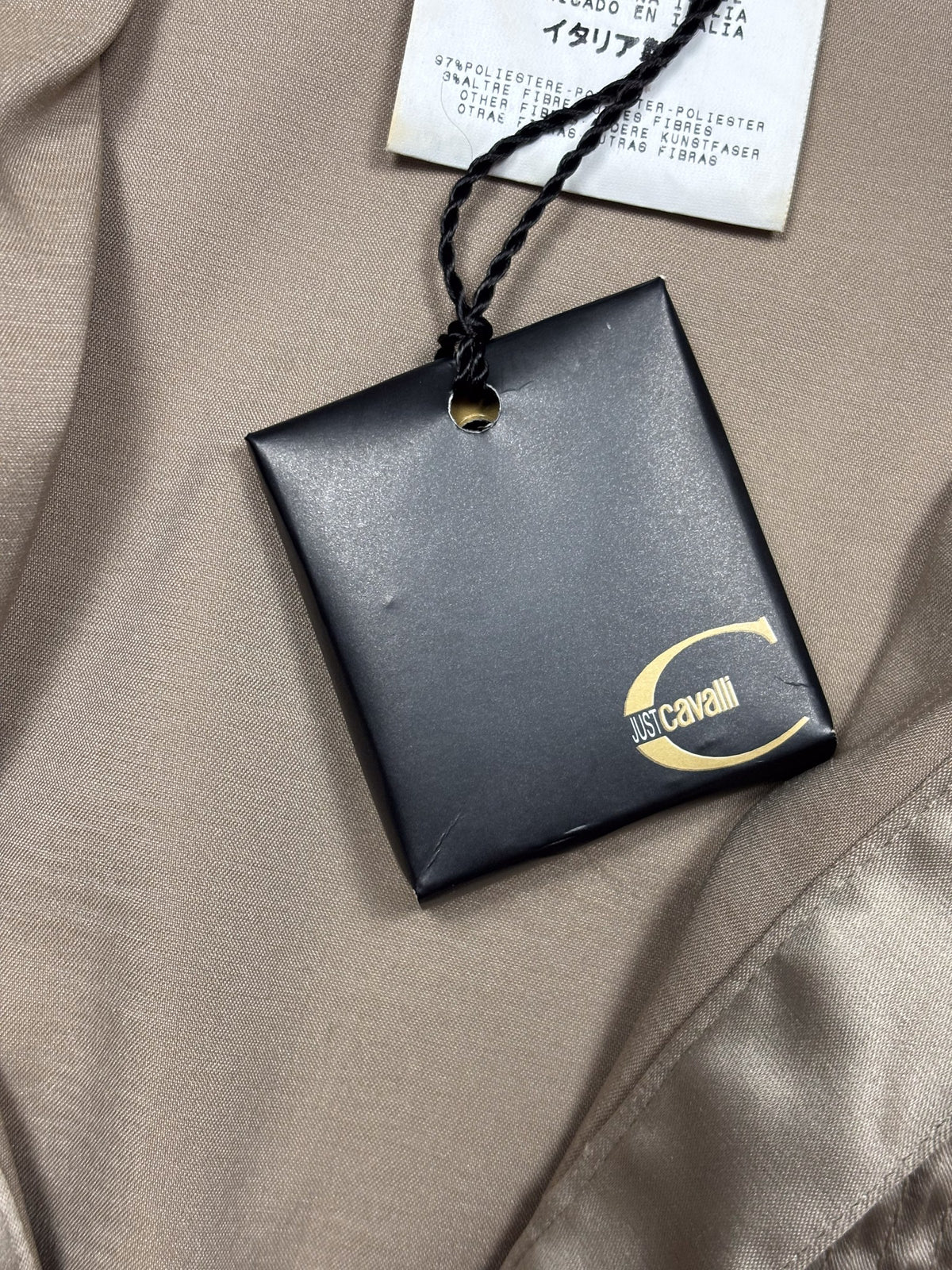 Cavalli Satin Shirt Jacket, view 6