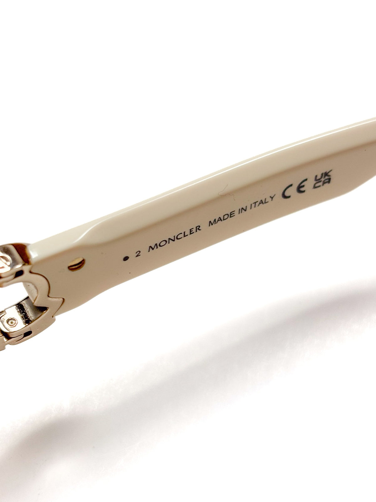 Moncler Cream Sunglasses ML0245, view 3