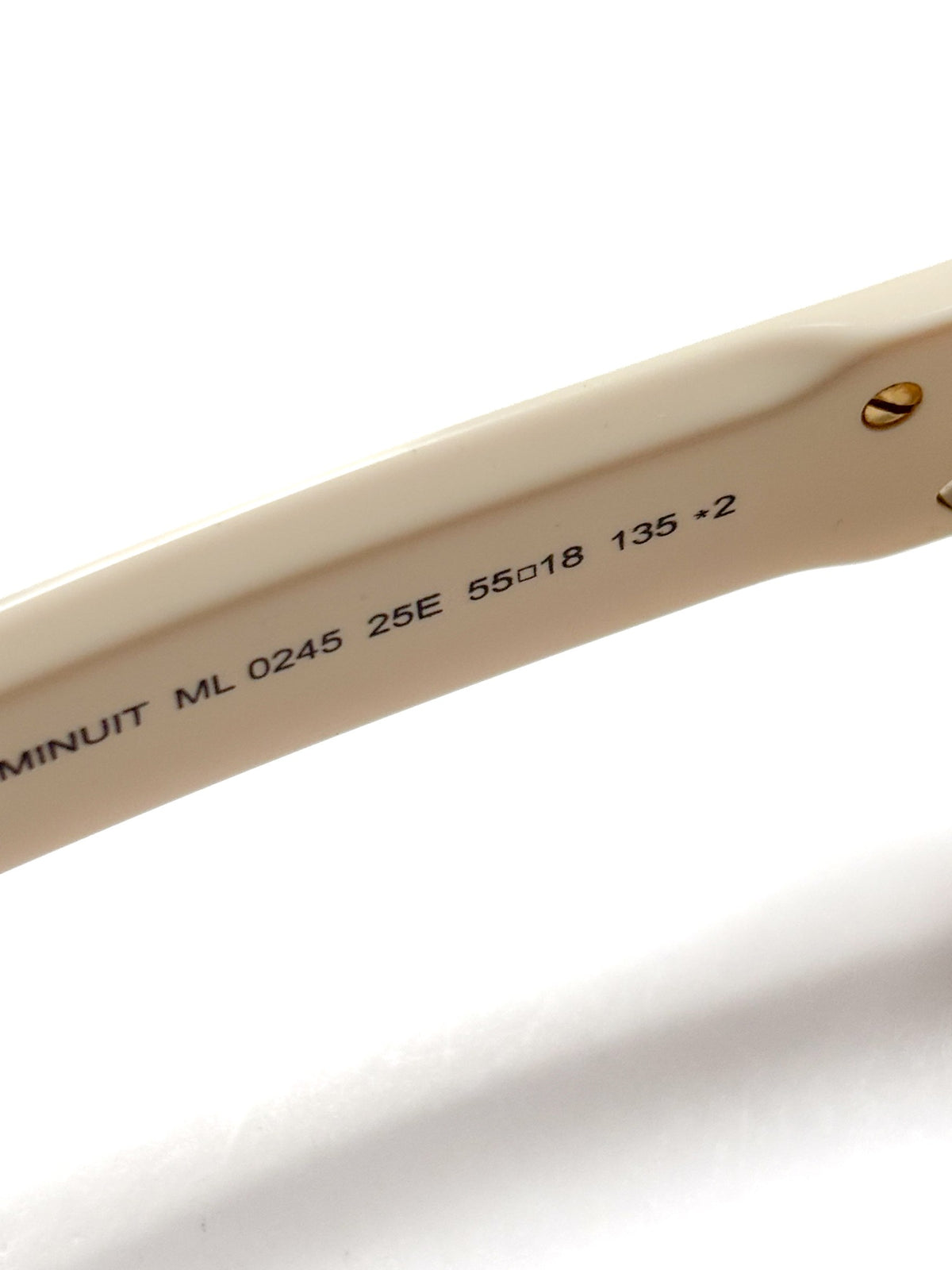 Moncler Cream Sunglasses ML0245, view 4