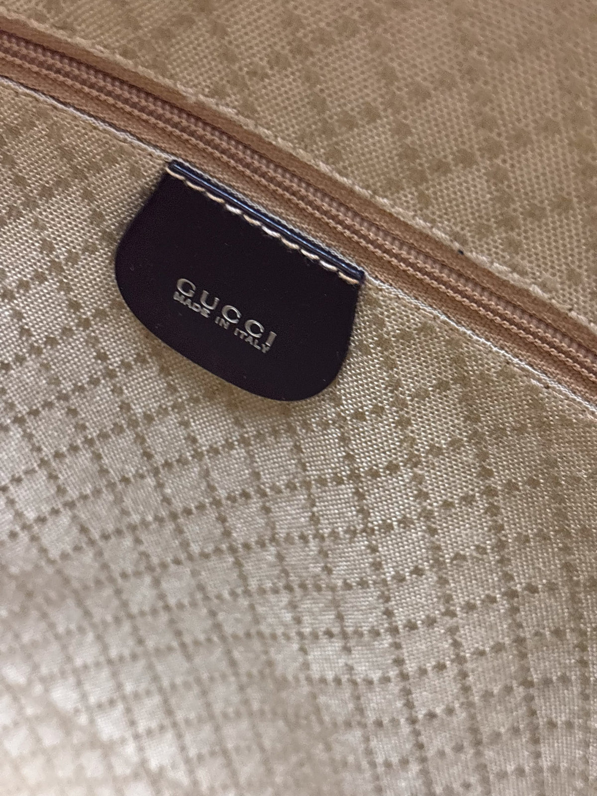 Gucci Bamboo Handle Nylon Backpack, view 4